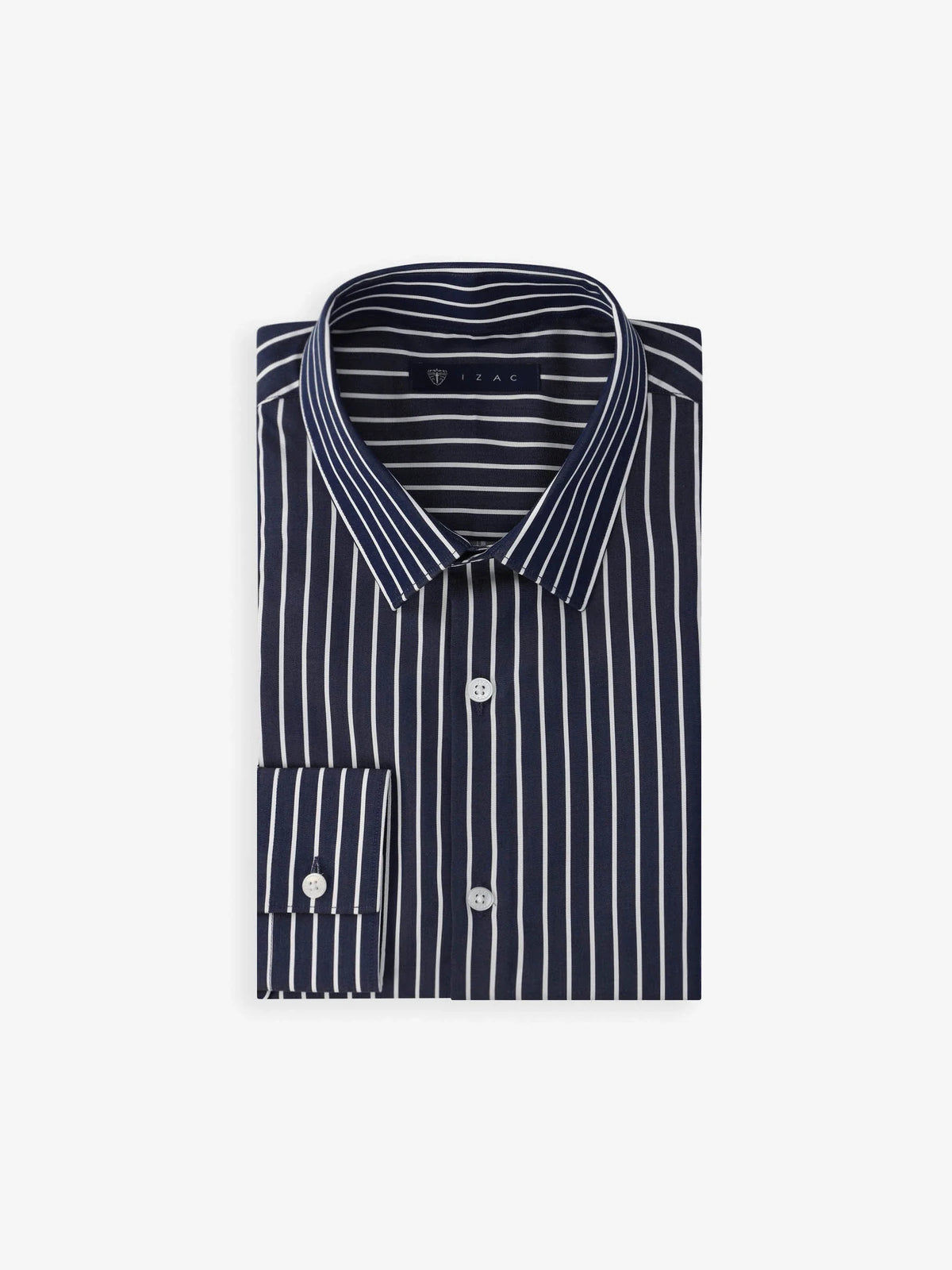 Chemise à rayures marine - IZAC
