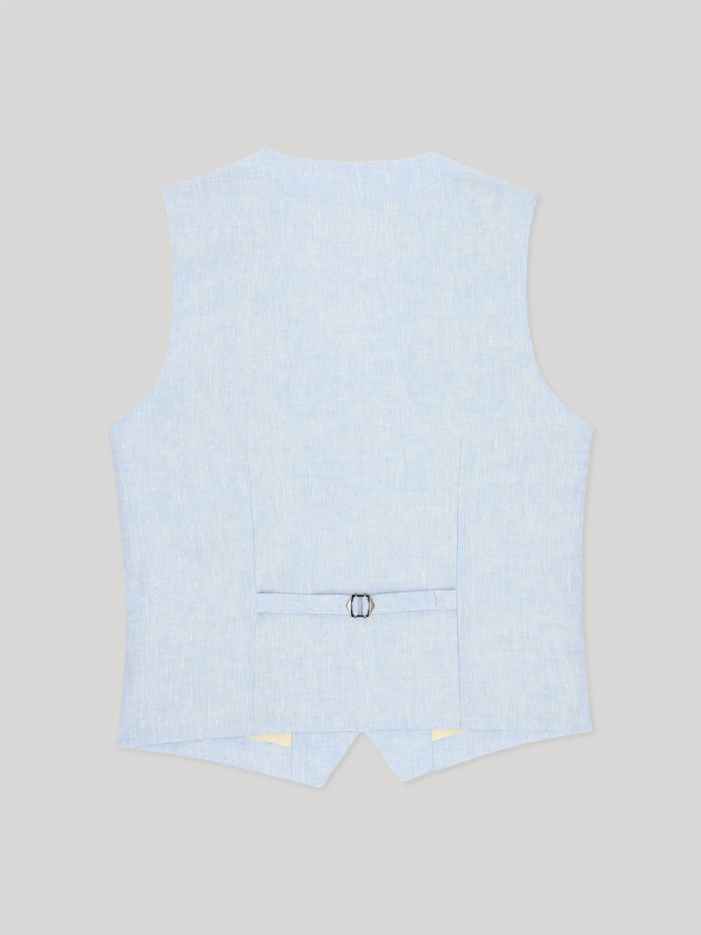 Gilet ville 100% lin bleu ciel - IZAC