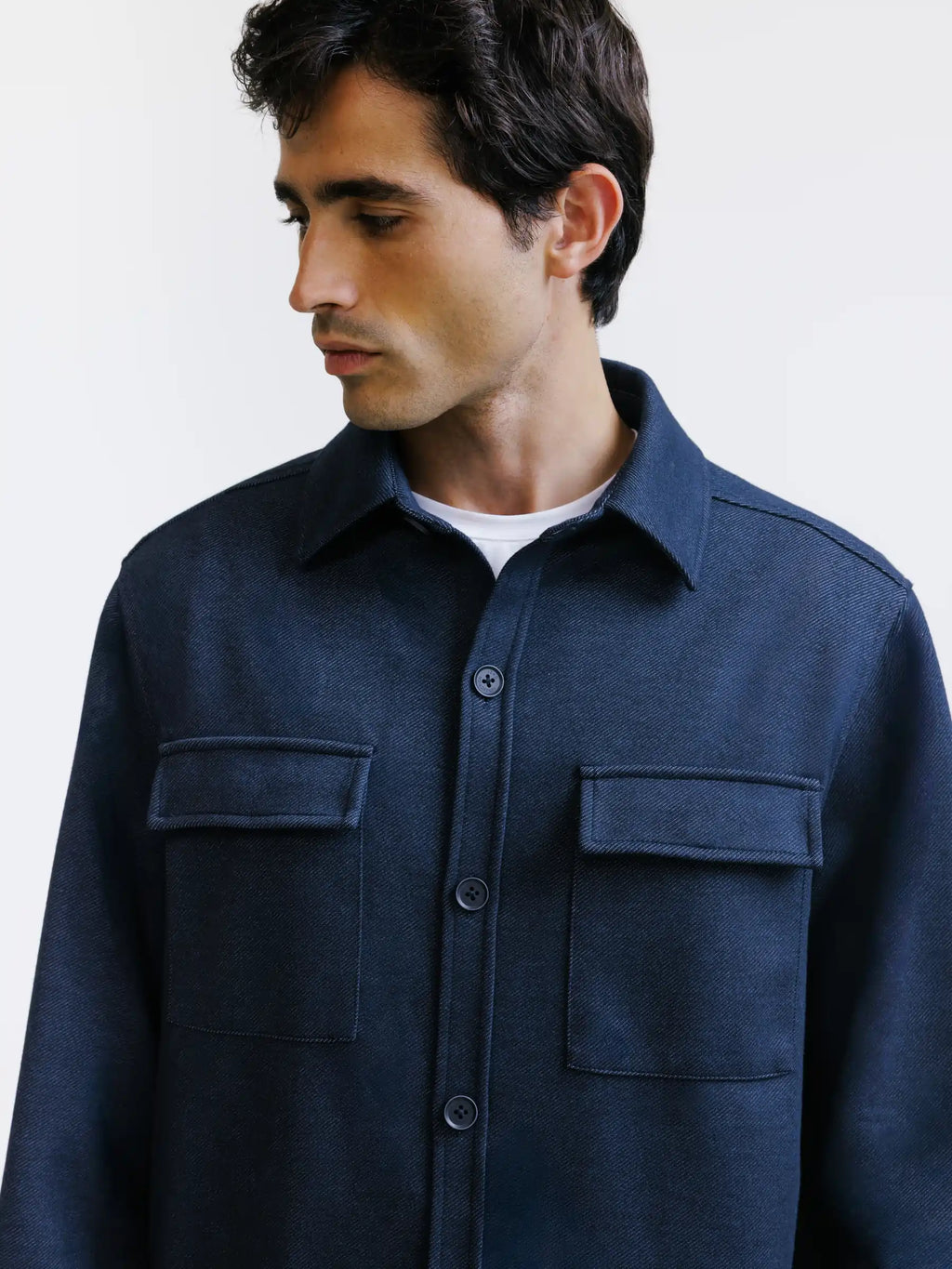 Surchemise casual marine - IZAC