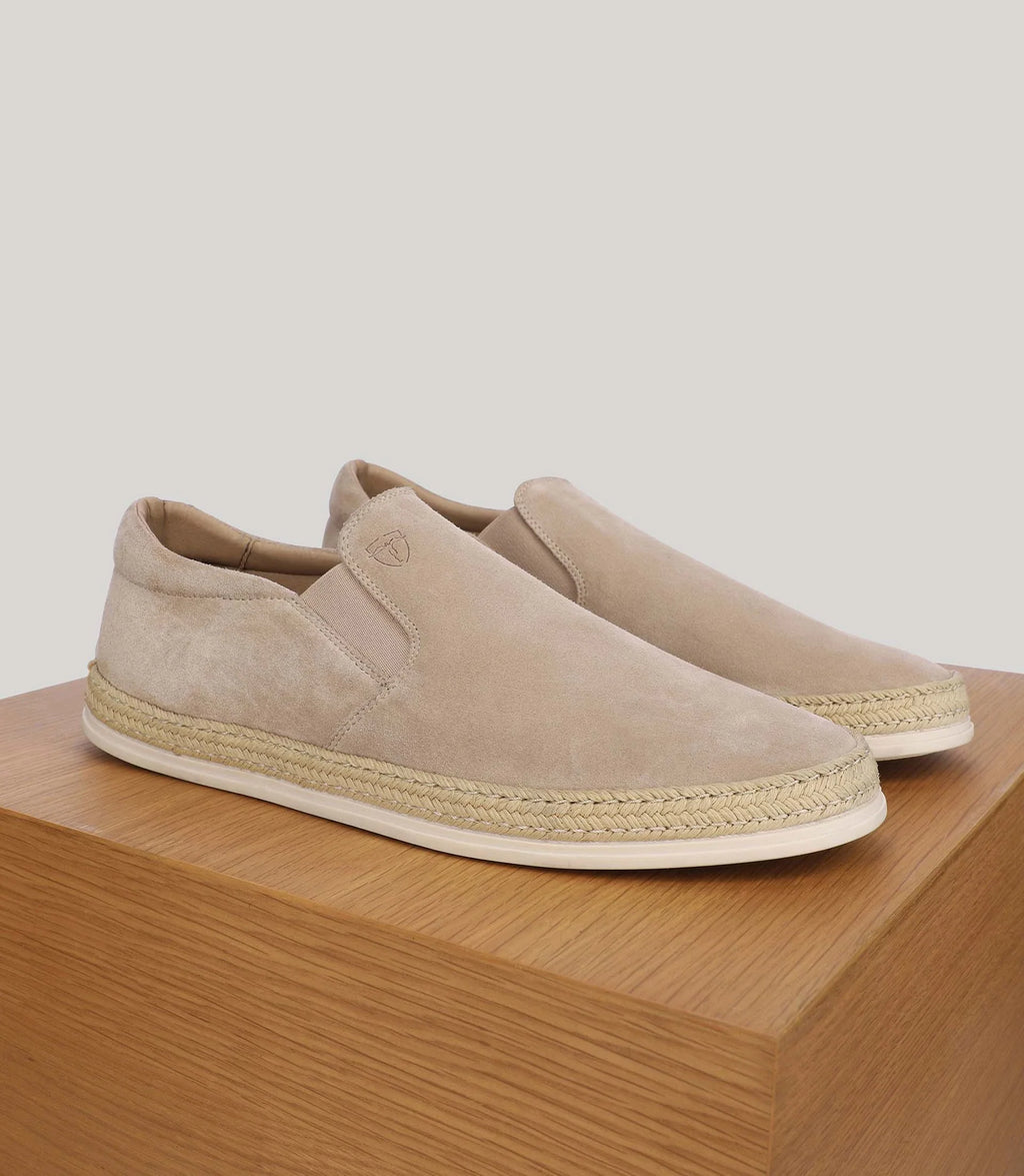 Chaussures en suède beige - IZAC