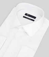 Chemise en satin de coton blanche - IZAC