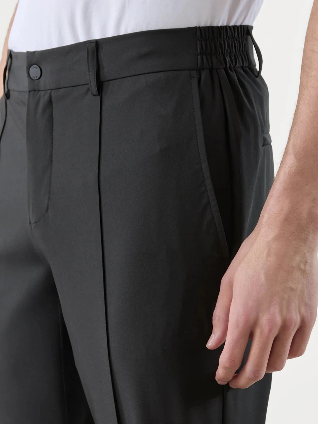 Pantalon ville en tissu technique noir - IZAC