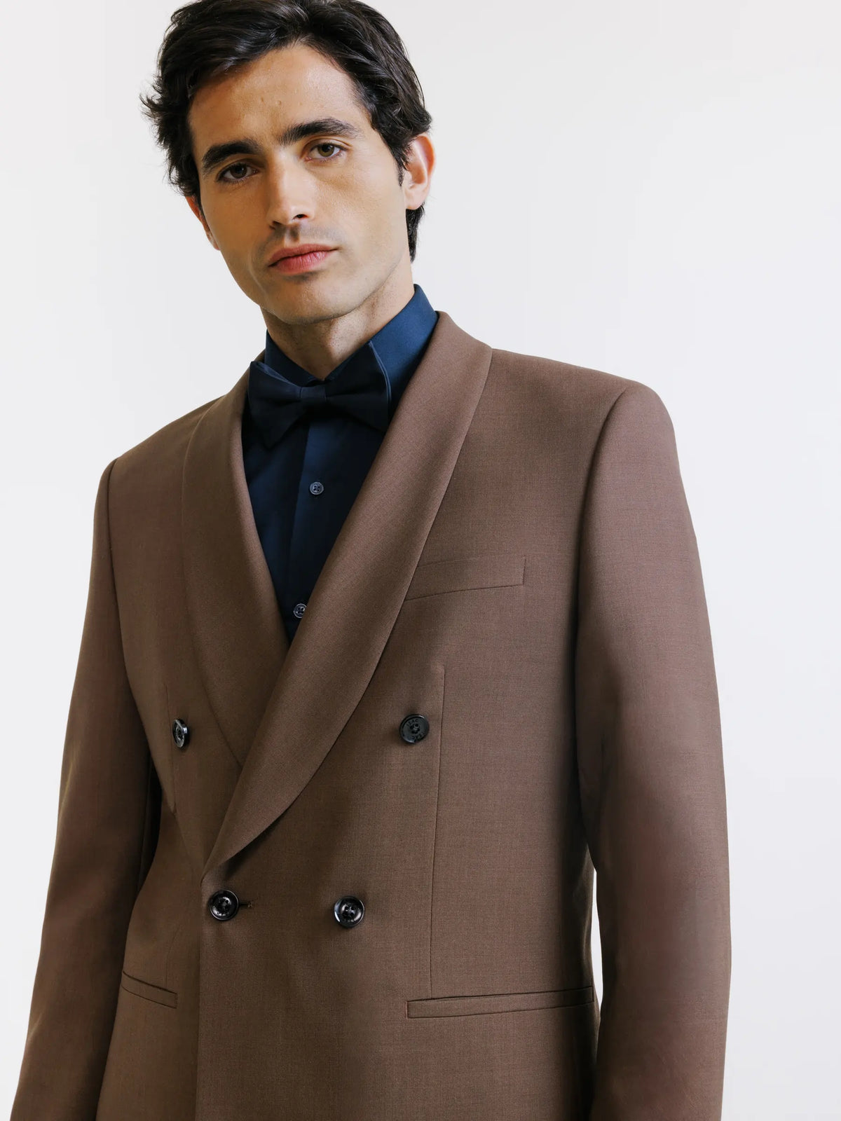Costume croisé bronze - IZAC