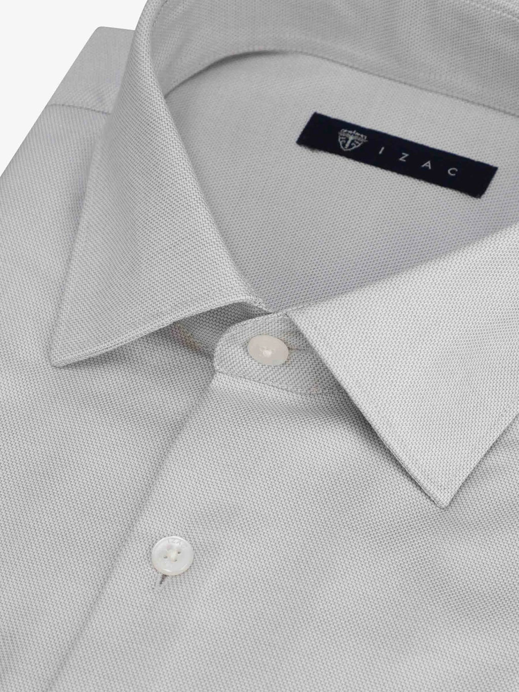 Chemise non iron grise - IZAC