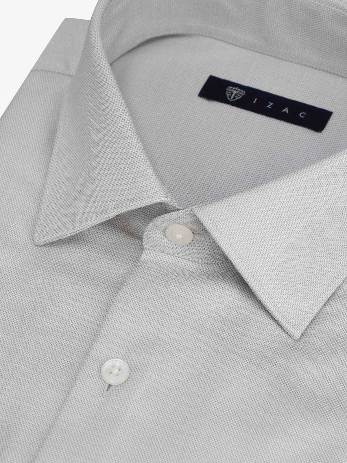 Chemise non iron grise - IZAC
