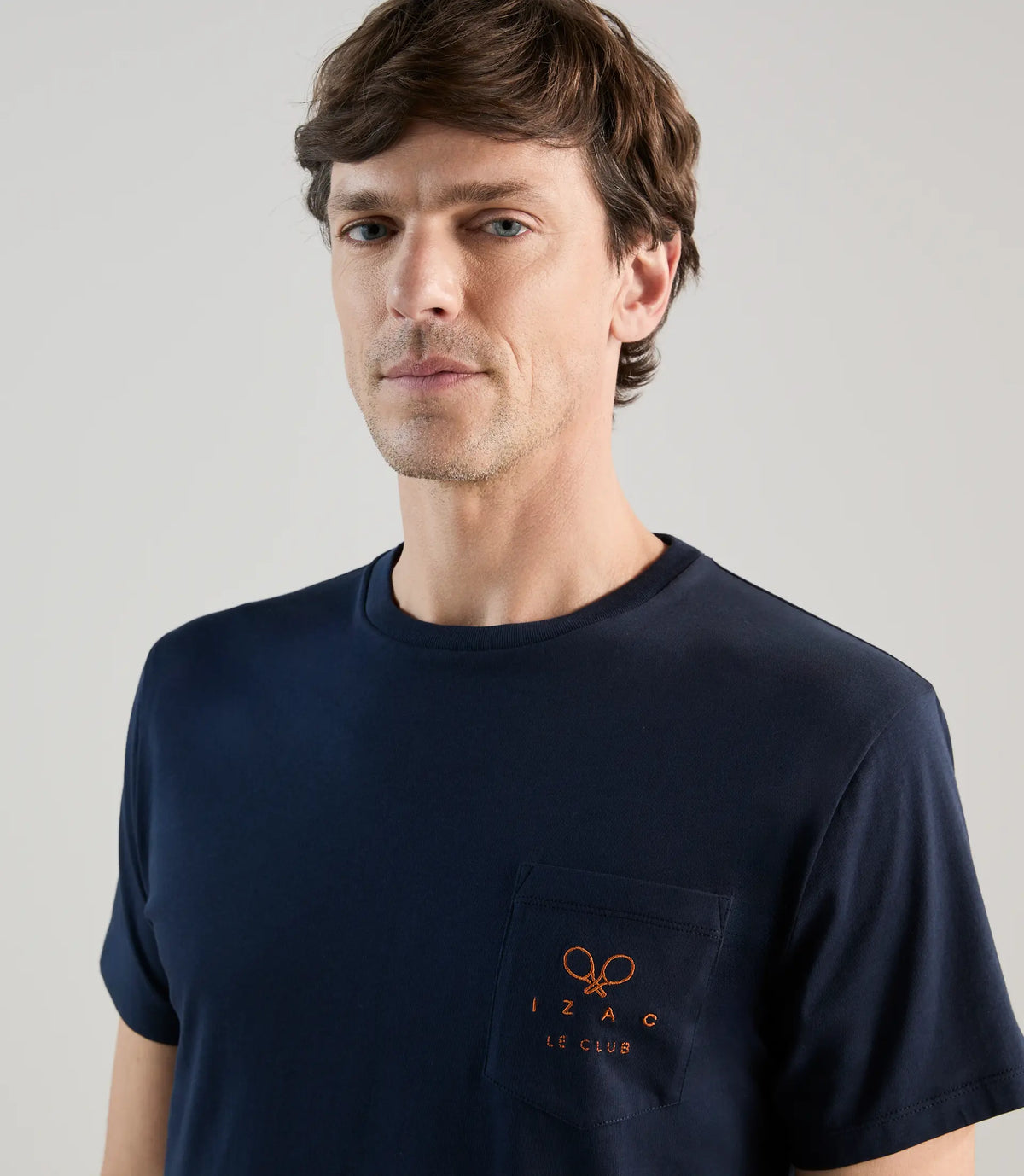 T-shirt à manches courtes marine - IZAC