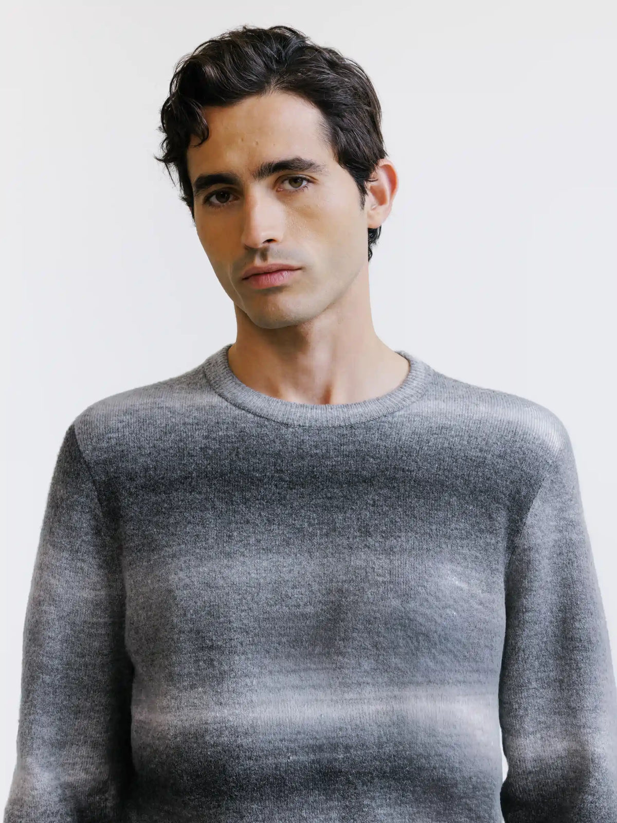 Pull fantaisie gris - IZAC