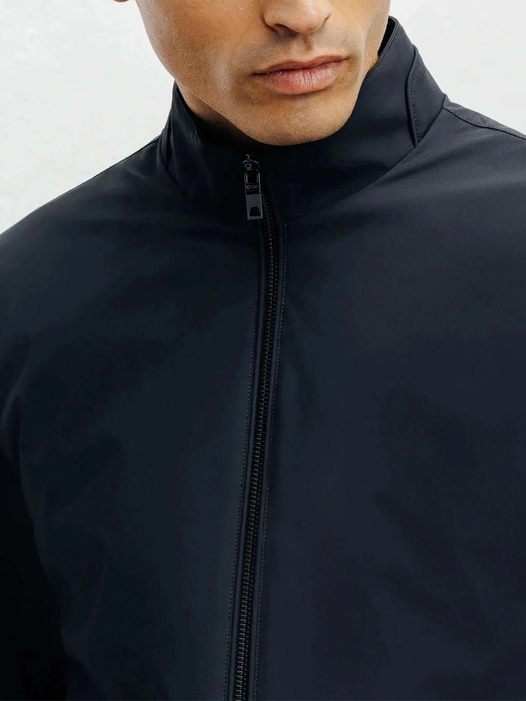 Blouson col montant marine - IZAC