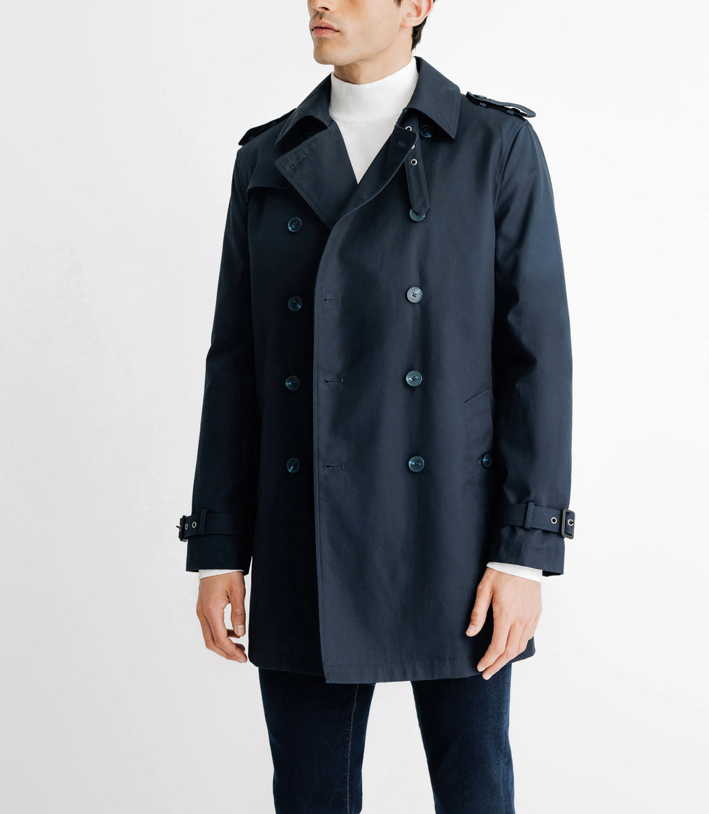 Trench croisé marine - IZAC