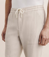Pantalon élastiqué beige - IZAC