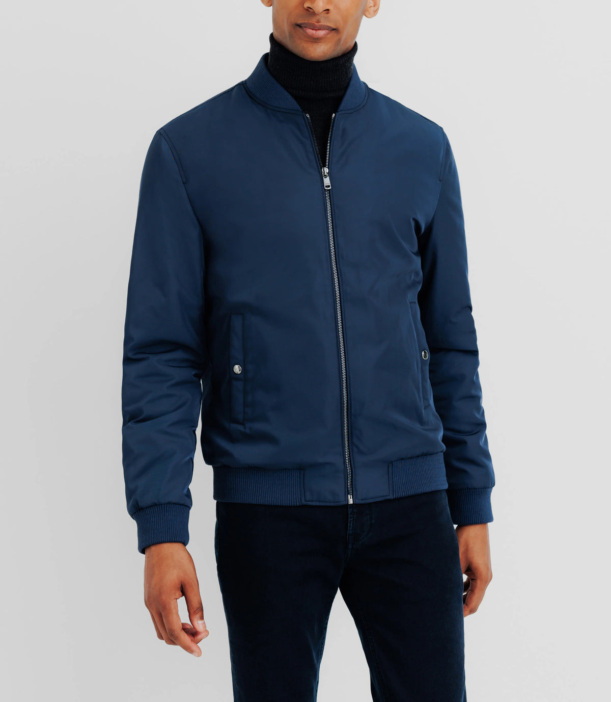 Blouson bomber indigo - IZAC