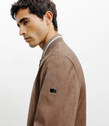 Blouson col teddy taupe - IZAC