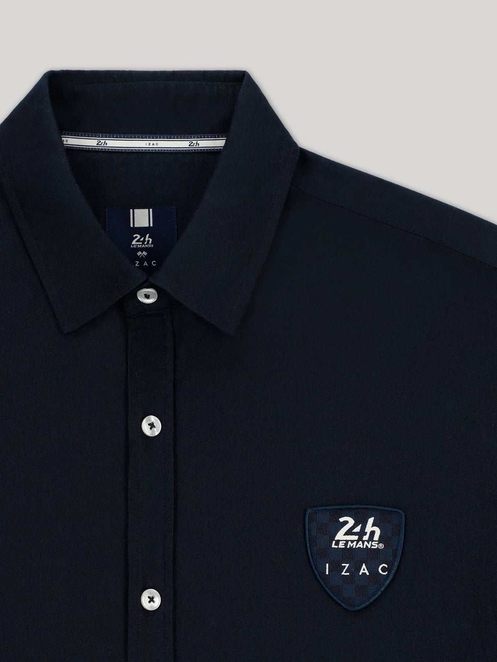 Chemise casual marine 24h Le Mans - IZAC