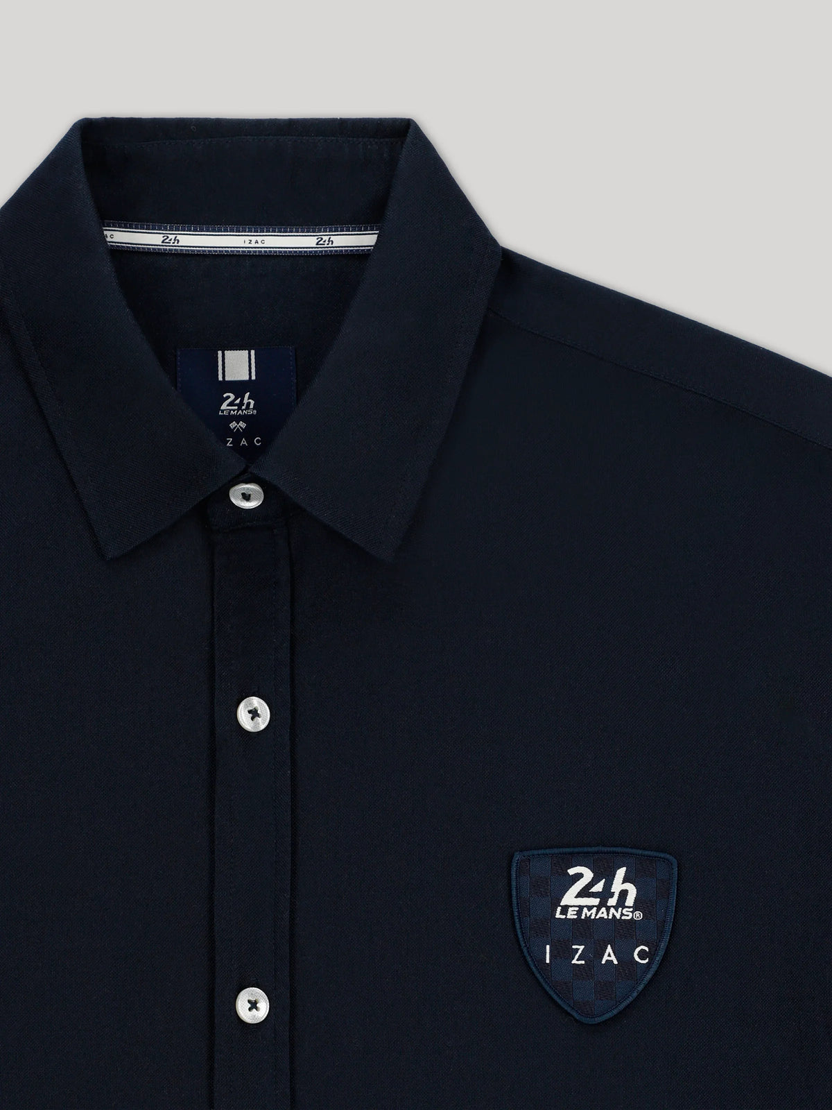 Chemise casual marine 24h Le Mans - IZAC