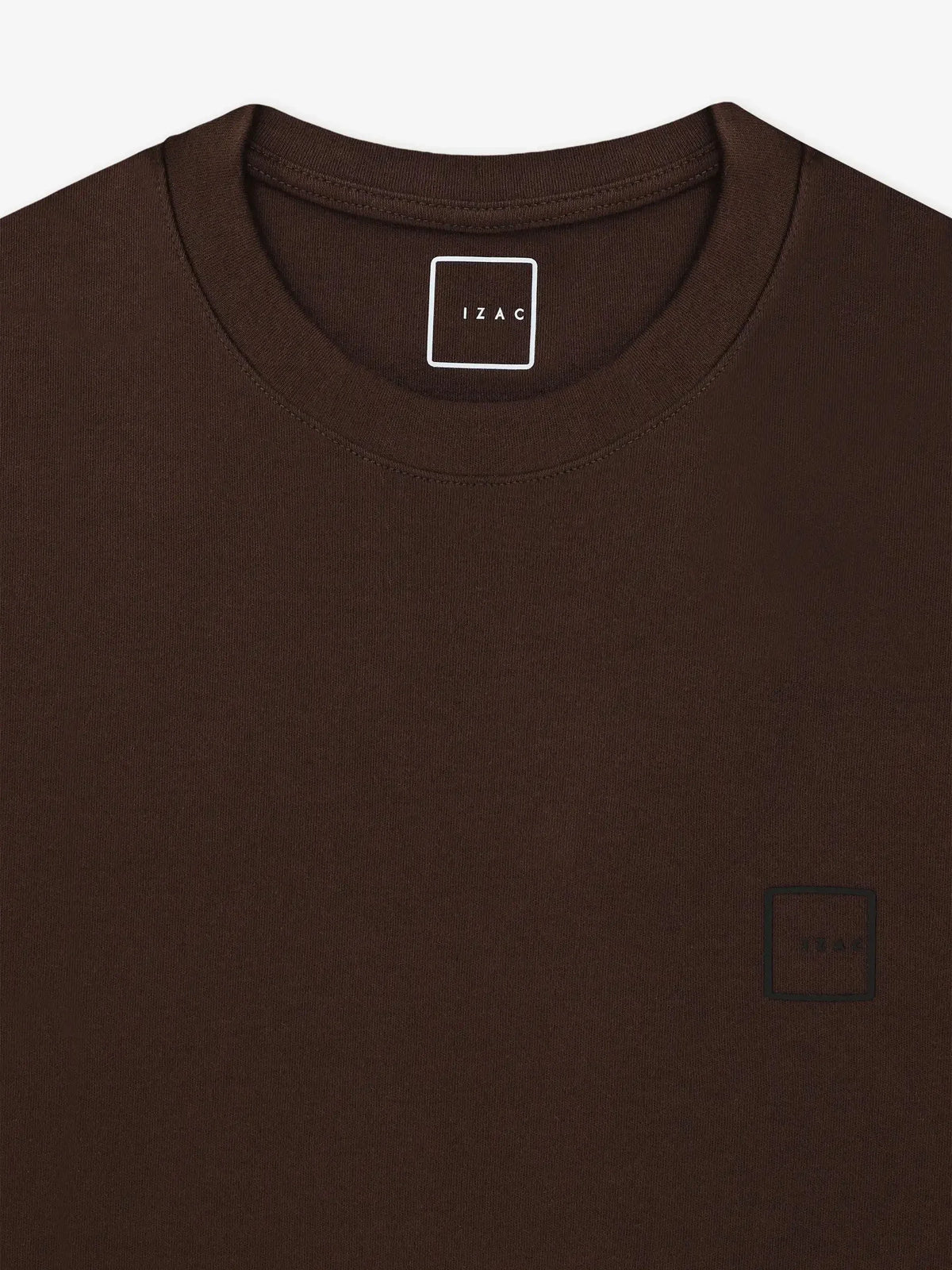 T-shirt à manches courtes oversize marron - IZAC