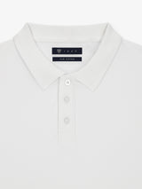 Polo boutonné blanc - IZAC