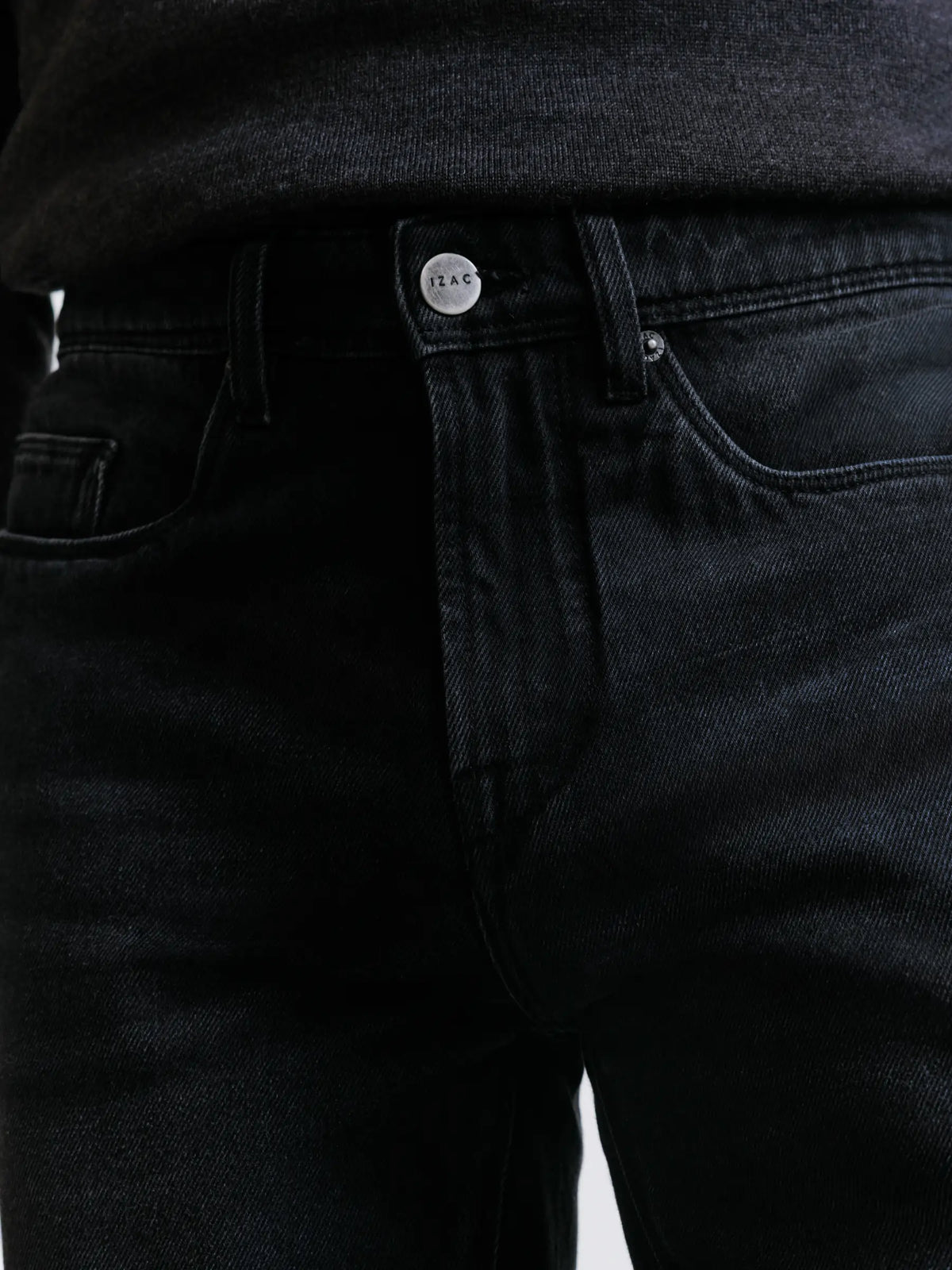 Jean 5 poches regular noir - IZAC