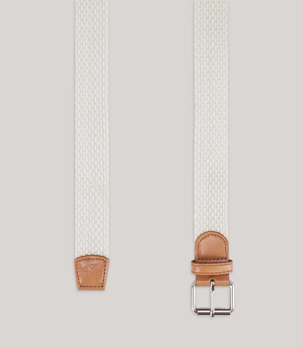 Ceinture tressée blanche - IZAC