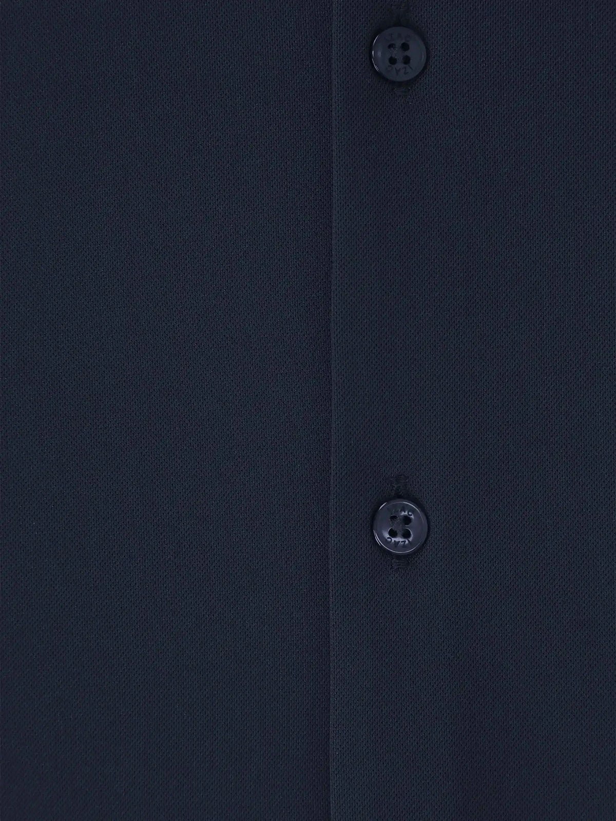 Chemise slim en maille jersey marine - IZAC