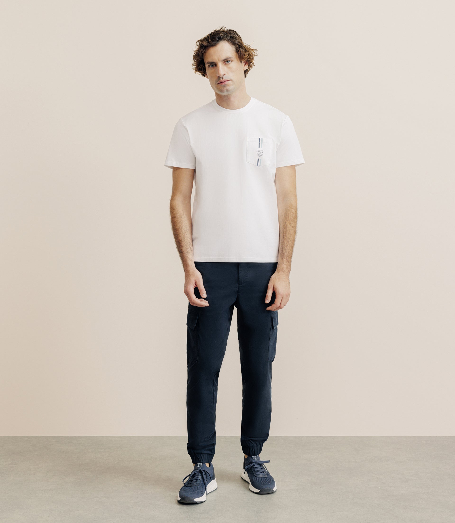 T-shirt à poche blanc - IZAC