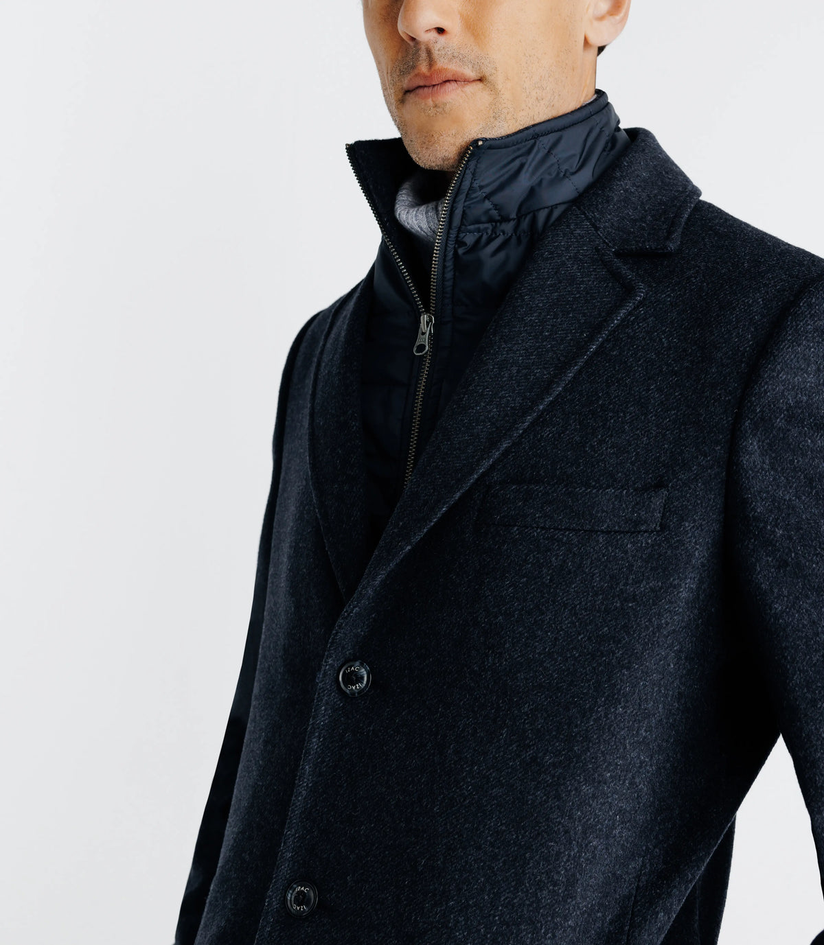 Manteau ville parementure bleu - IZAC