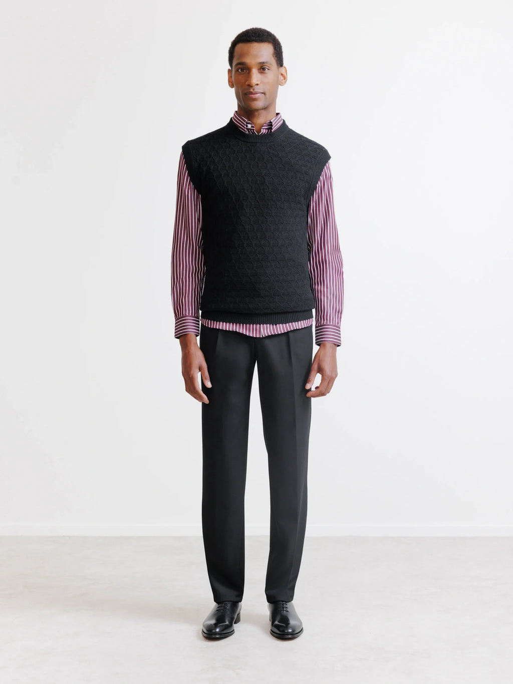Pull sans manches noir - IZAC