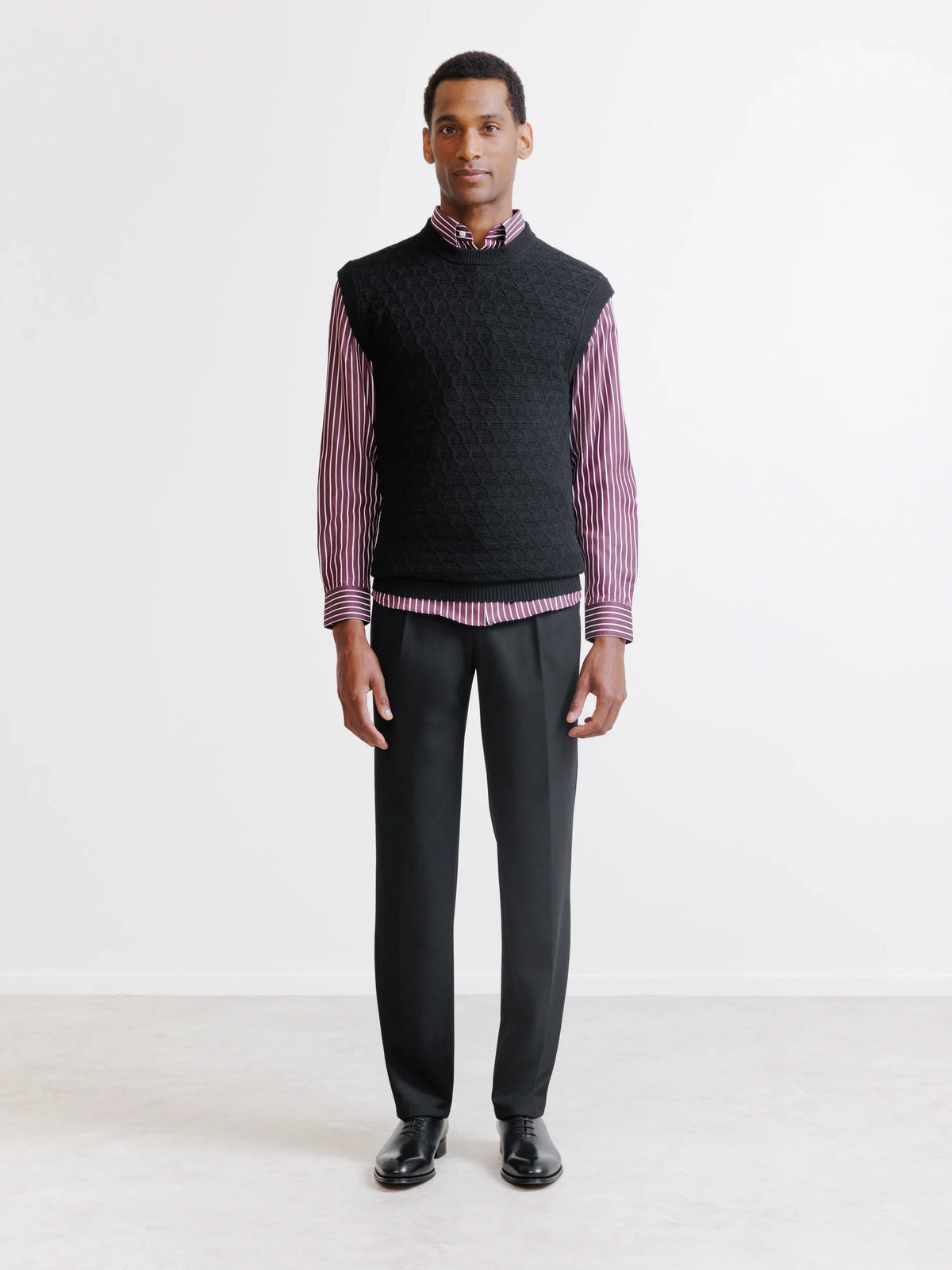 Pull sans manches noir - IZAC