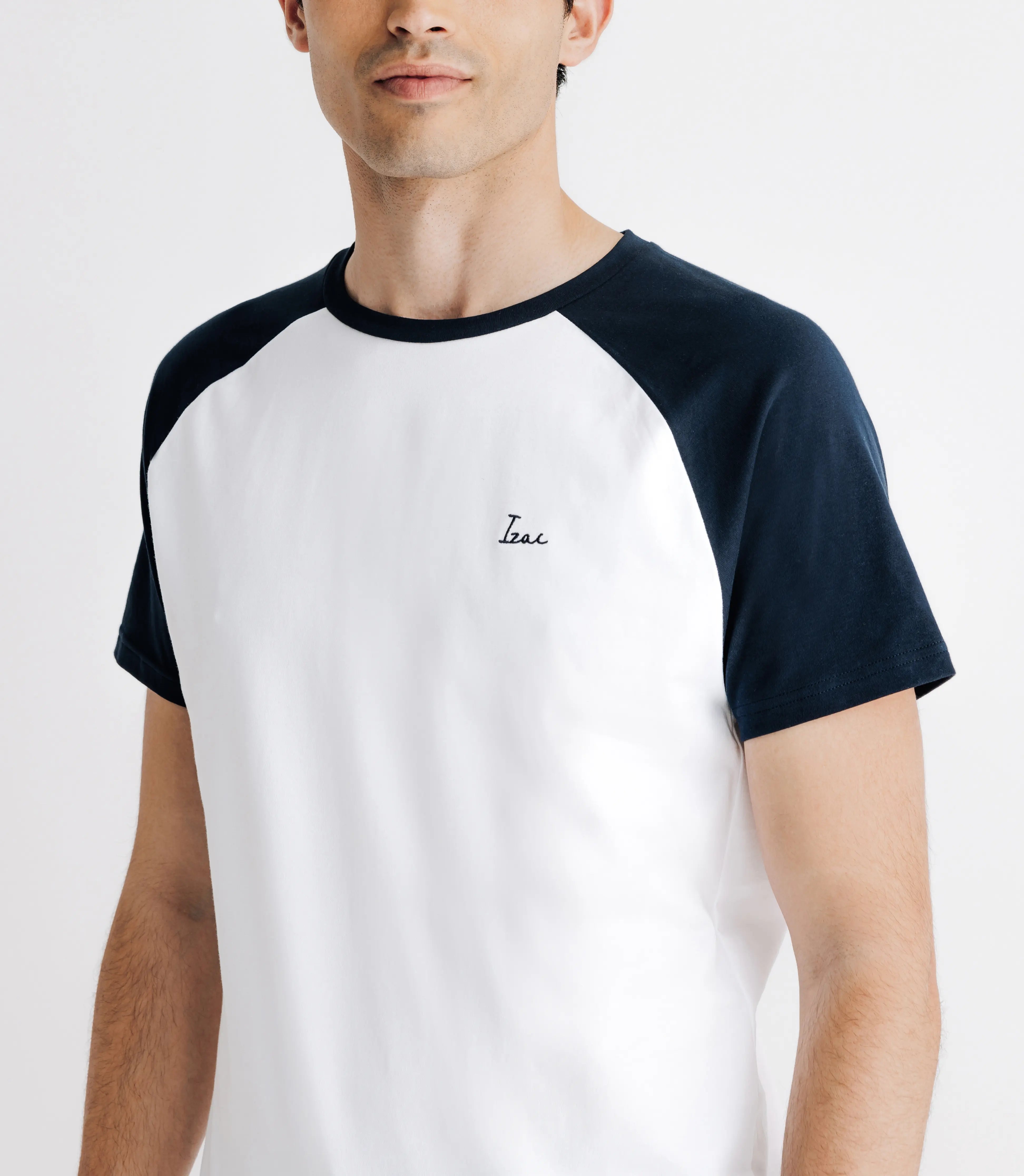 T-shirt manches courtes marine - IZAC