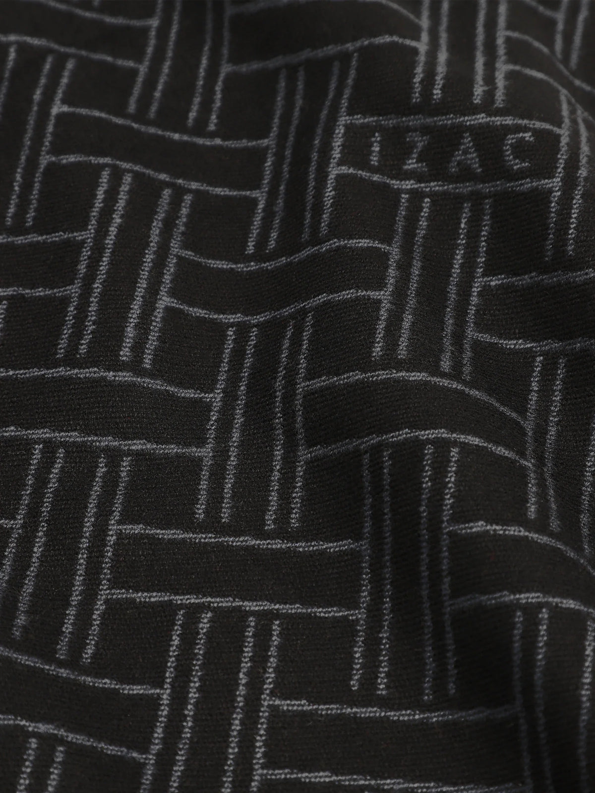 Écharpe à motifs noirs - IZAC