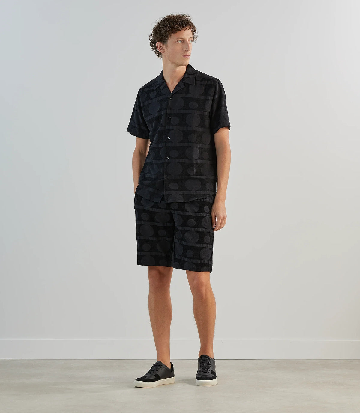 Chemise fantaisie noire - IZAC