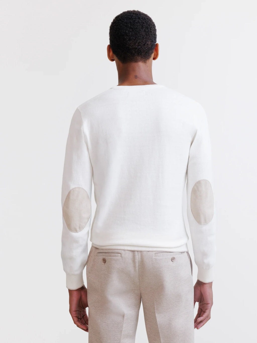 Pull col V écru - IZAC