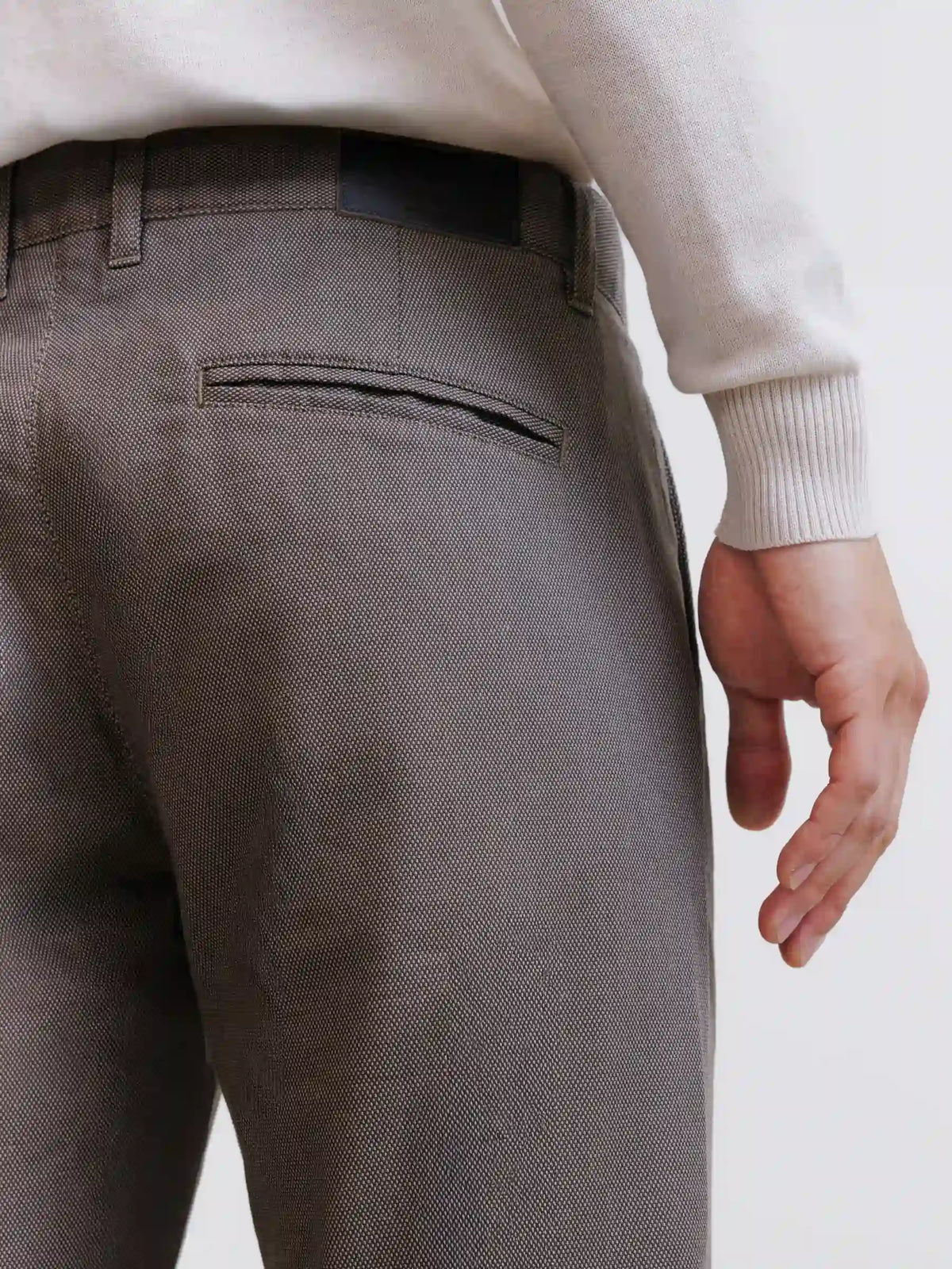 Pantalon armuré châtain - IZAC