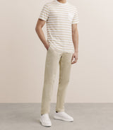 T-shirt marinière camel - IZAC