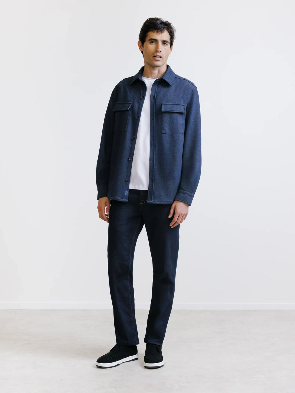 Surchemise casual marine - IZAC
