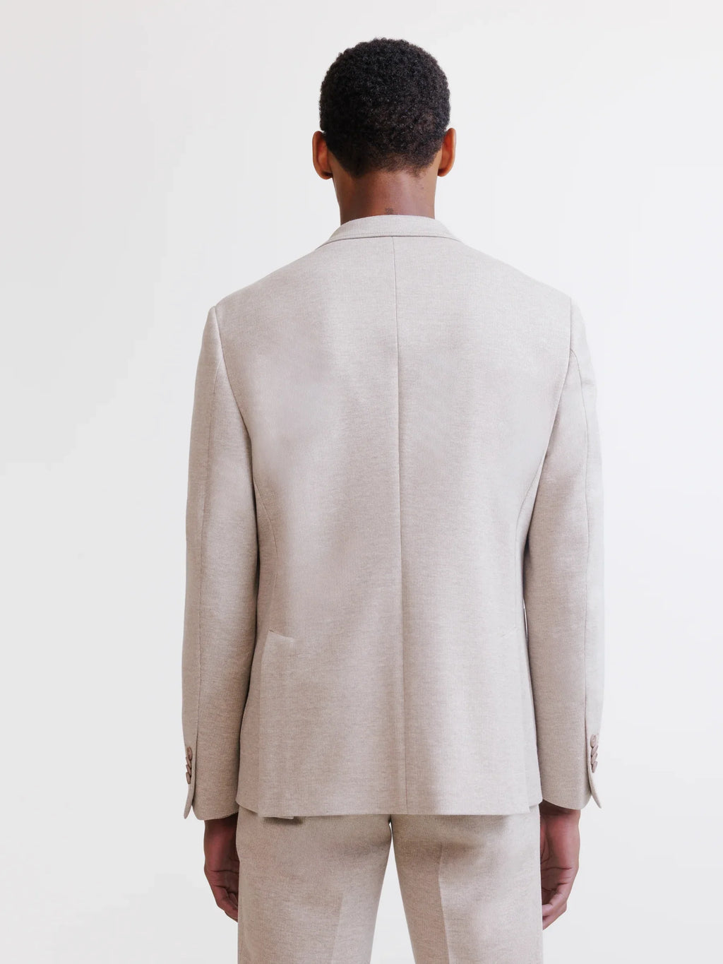 Veste ville en maille beige - IZAC