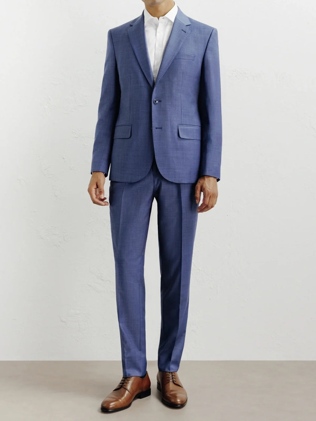 Costume en laine bleu - IZAC