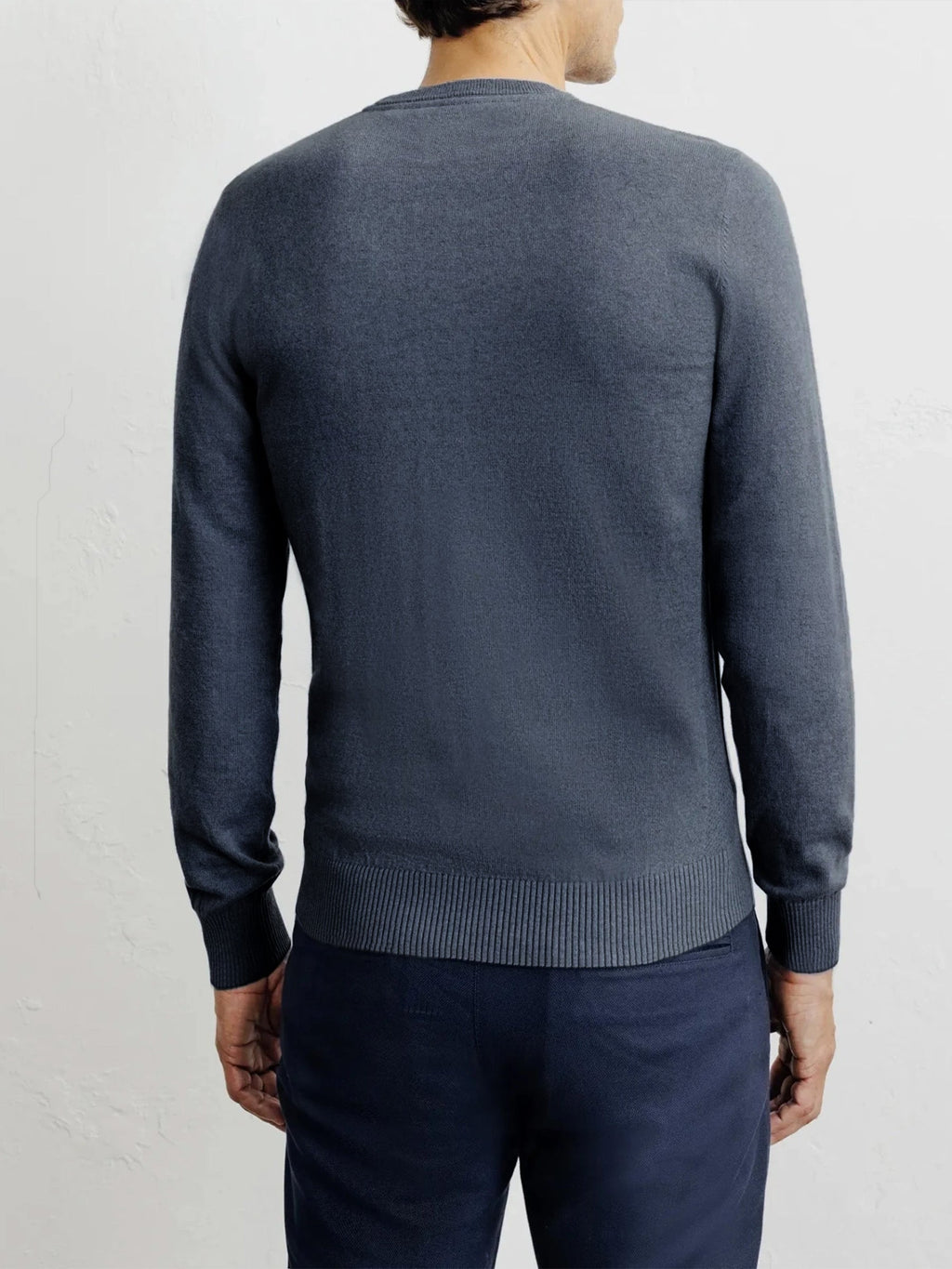 Pull col rond indigo - IZAC