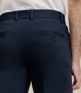 Pantalon ville en maille marine - IZAC