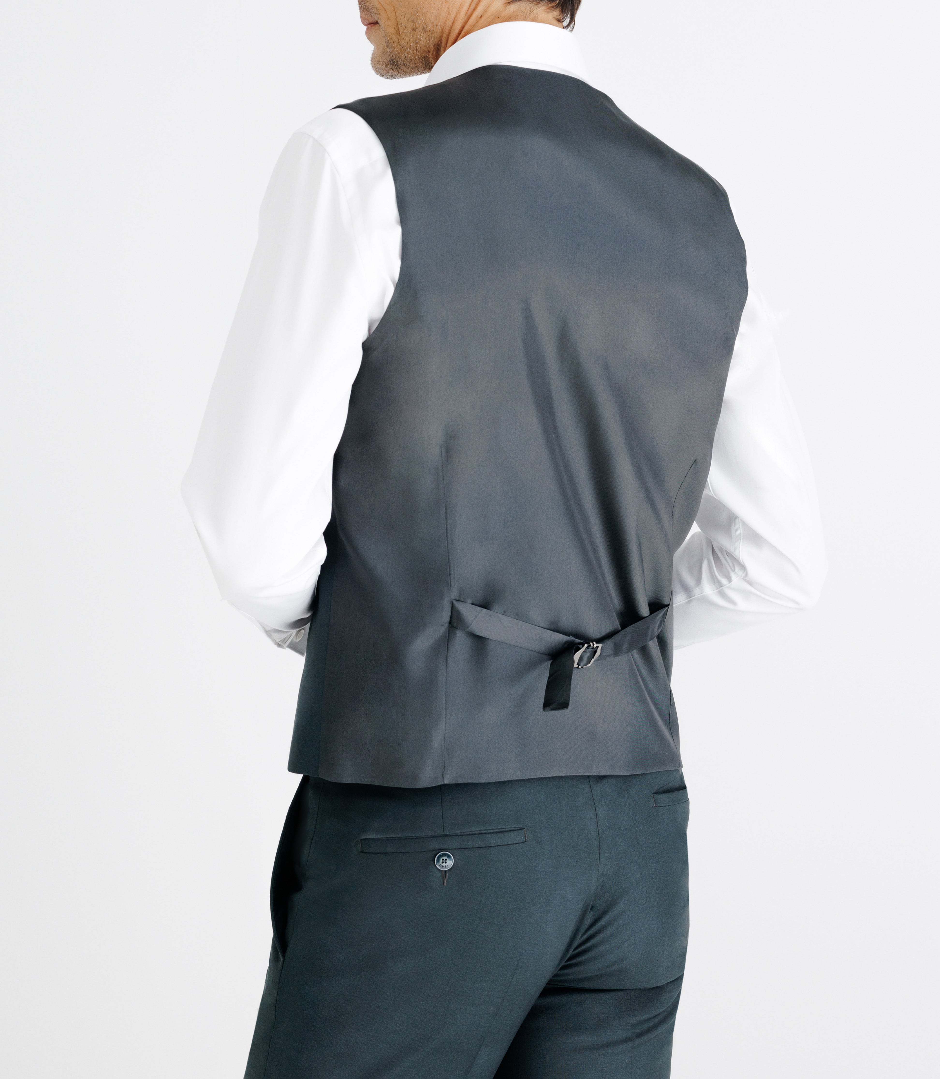Gilet ville aspect brillant vert foncé - IZAC