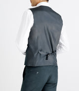 Gilet ville aspect brillant vert foncé - IZAC