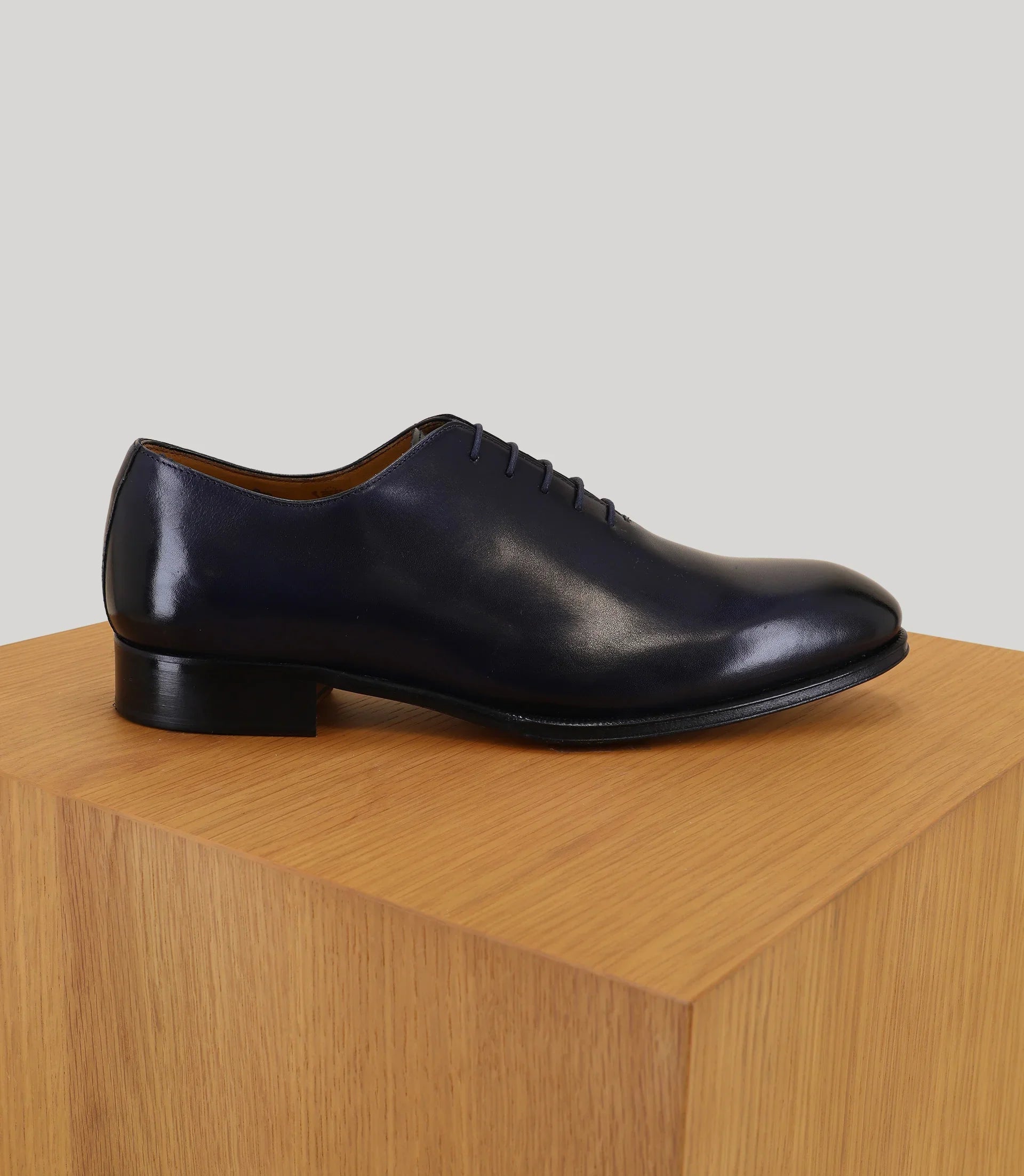Richelieu en cuir marine - IZAC