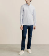 Chemise 100% coton imprimée ciel - IZAC