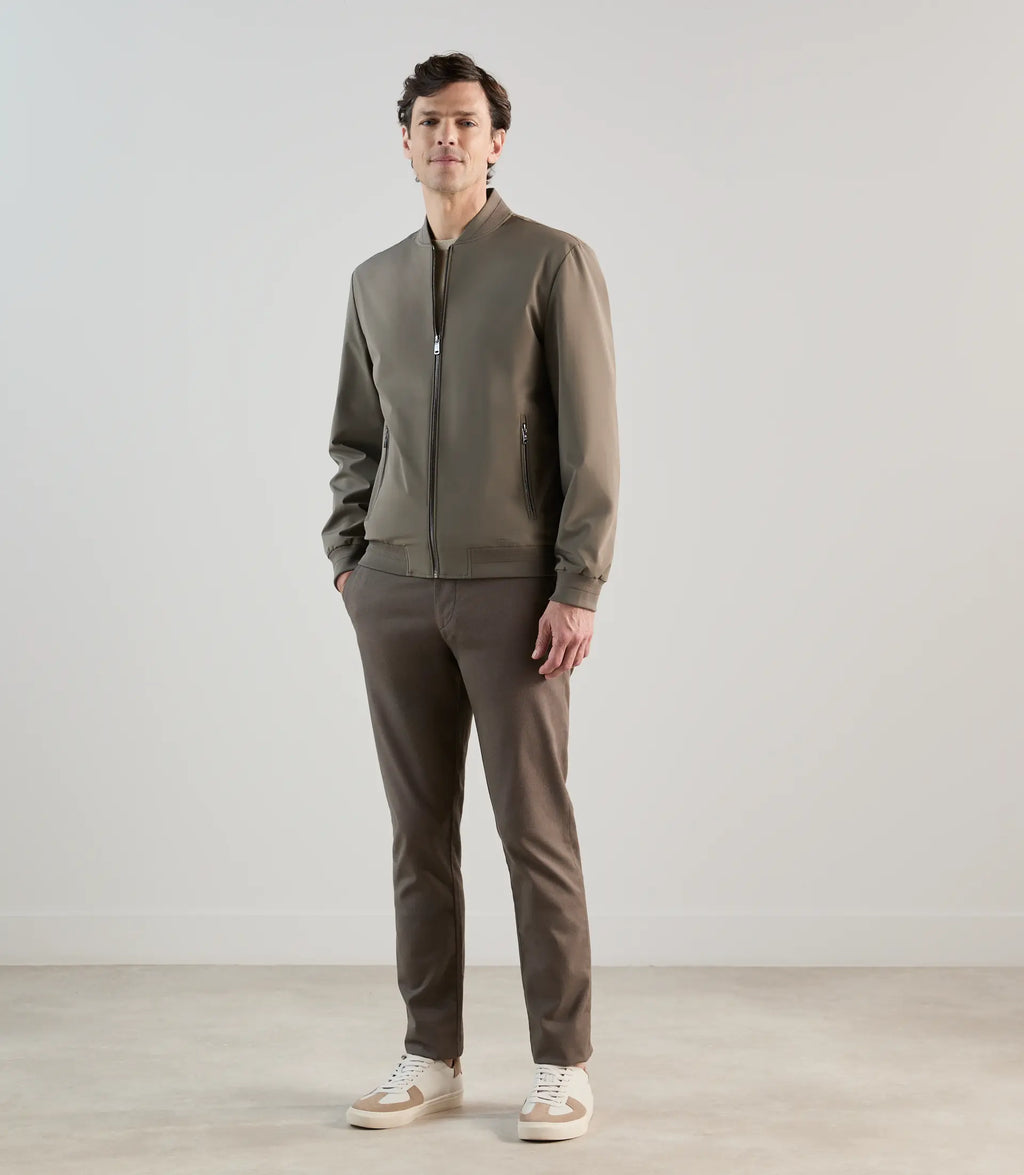 Blouson col teddy taupe - IZAC