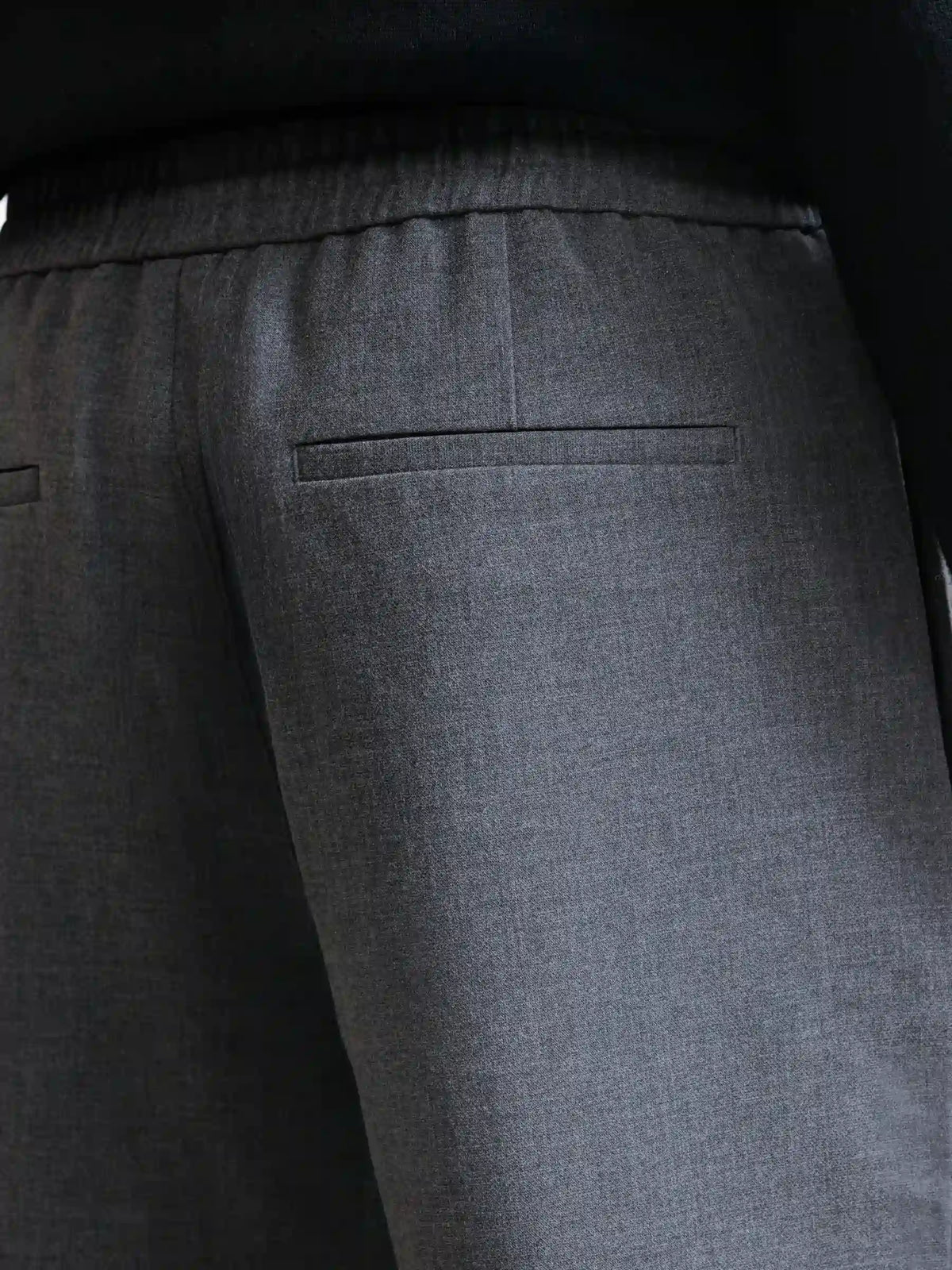 Pantalon à taille élastiquée anthracite - IZAC