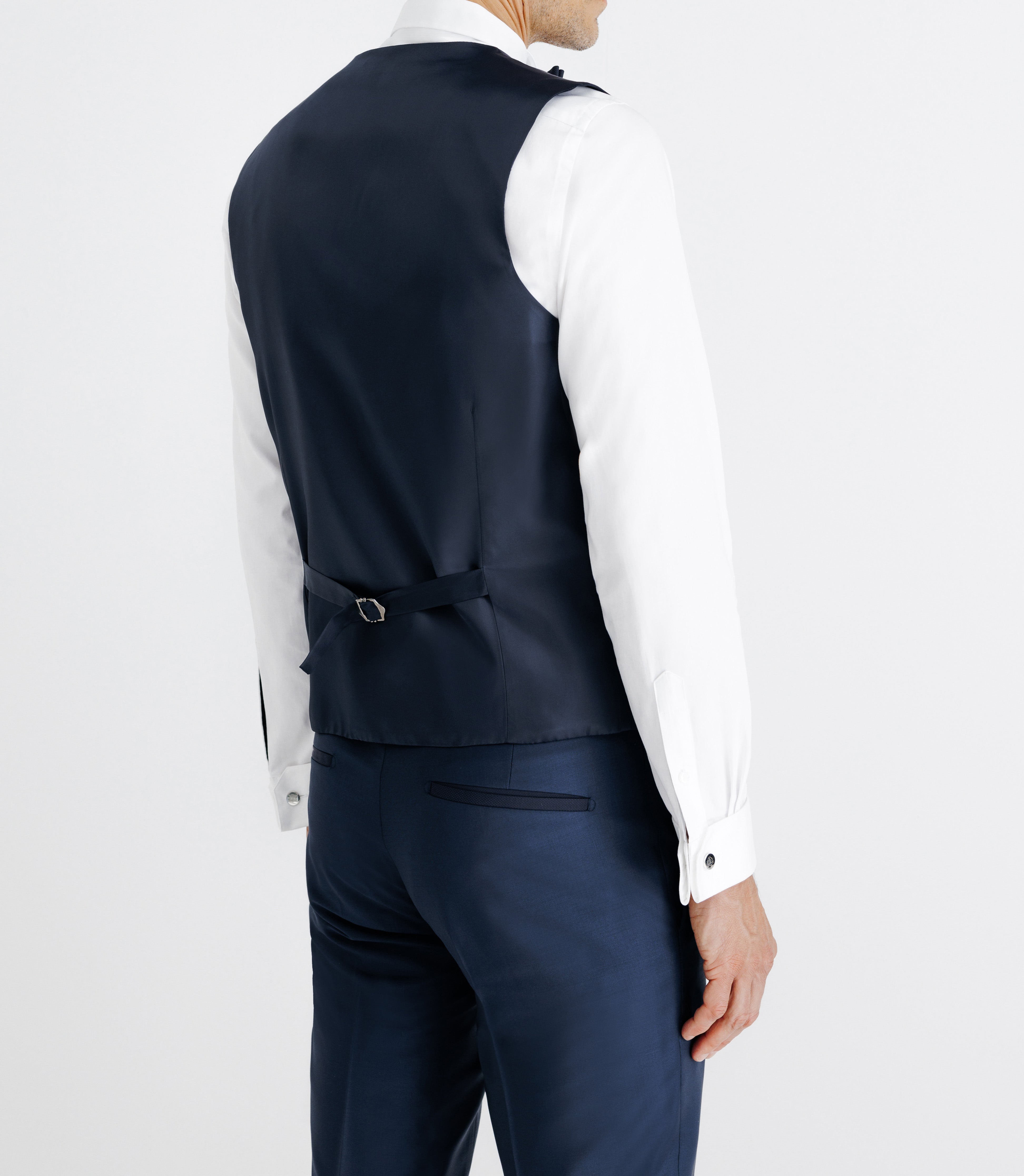 Gilet de costume cérémonie marine - IZAC