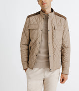 Blouson déperlant col montant beige - IZAC