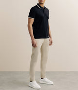 Polo zip noir - IZAC