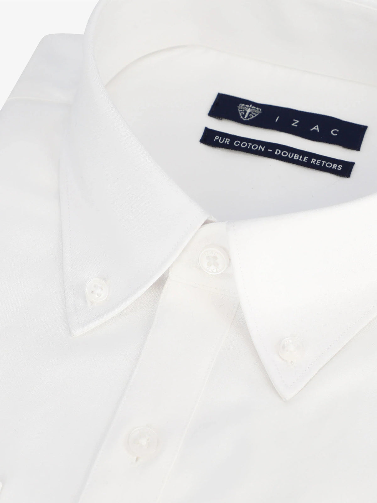 Chemise col américain blanche - IZAC