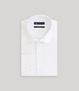 Chemise en satin de coton écru - IZAC