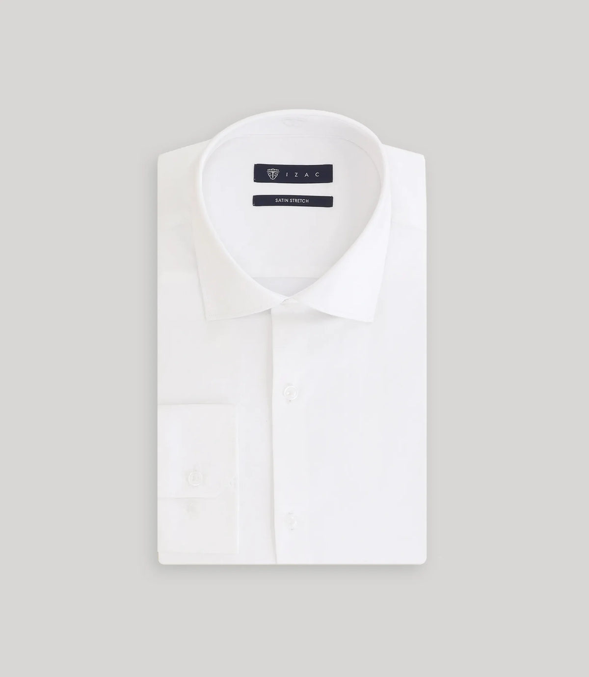 Chemise en satin de coton écru - IZAC